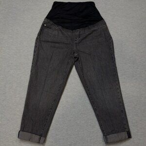 Isabel Maternity By Ingrid Isabel Womens Black Jeans Power Stretch Size 12 NWT